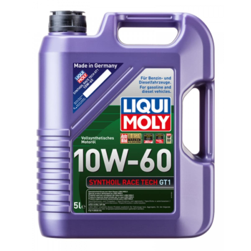 10w60 Motorolie Liqui Moly  Synthoil Race Tech Gt1   5l Dunk